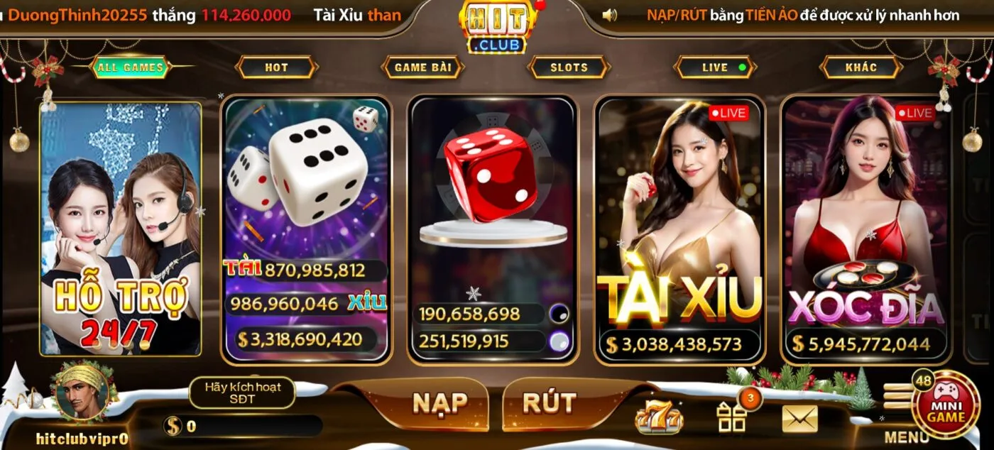 Điều khoản sử dụng hitclub