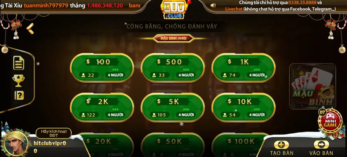 mậu binh Hit Club